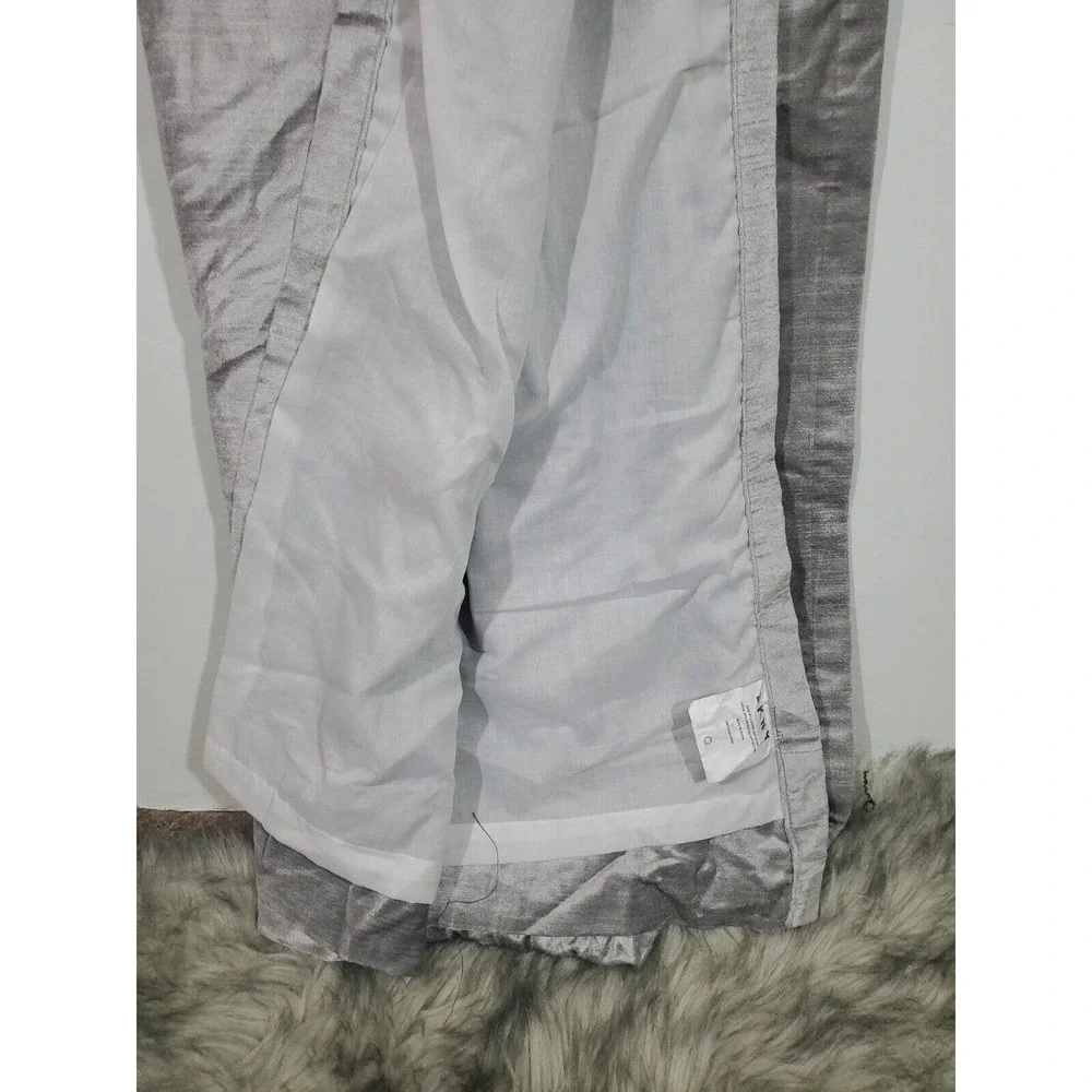 1 DKNY Silver Room Darkening Velvet Rod Pocket Lining Insulated Curtain Panel